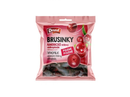 Druid brusinky americké, klikvy velkoplodé – půlené 100g