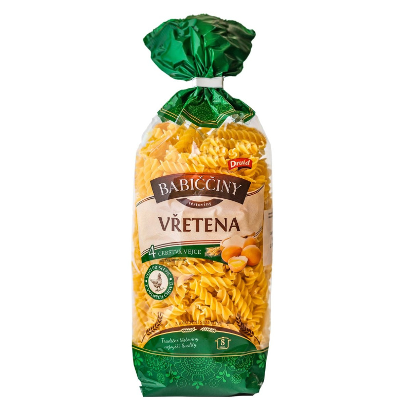 Babiččiny těstoviny Vřetena