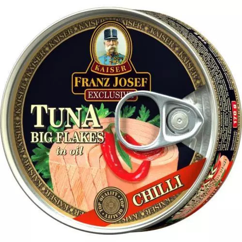 Franz Josef Kaiser Tuňák kousky v rostlinném oleji s chilli