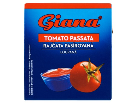GIANA Rajčata 500g loupaná pasírovaná