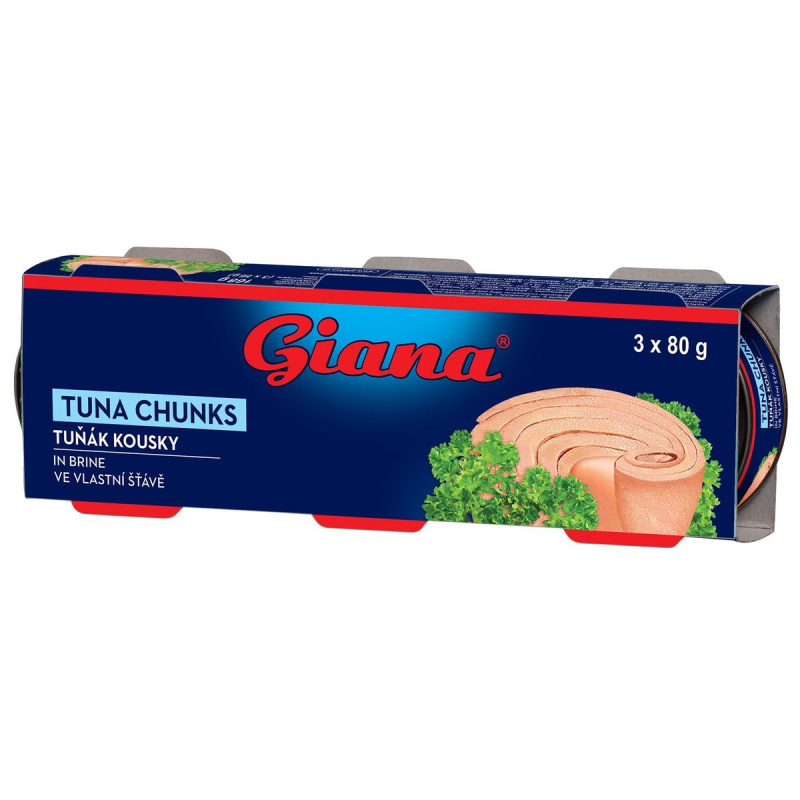 Giana Tuňák kousky ve vlastní šťávě Pack