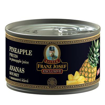 FRANZ JOSEF KAISER Ananas kousky v ananasové šťávě 24 x 240 ml