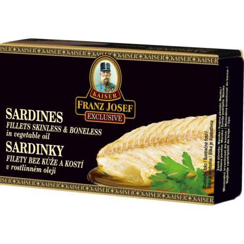 FJK sardinky filety ve slunečnicovém oleji 90g