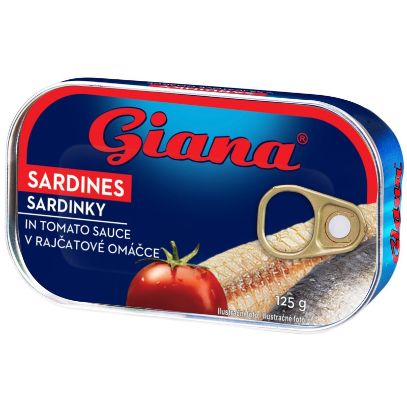 Giana Sardinky v rajčatové omáčce