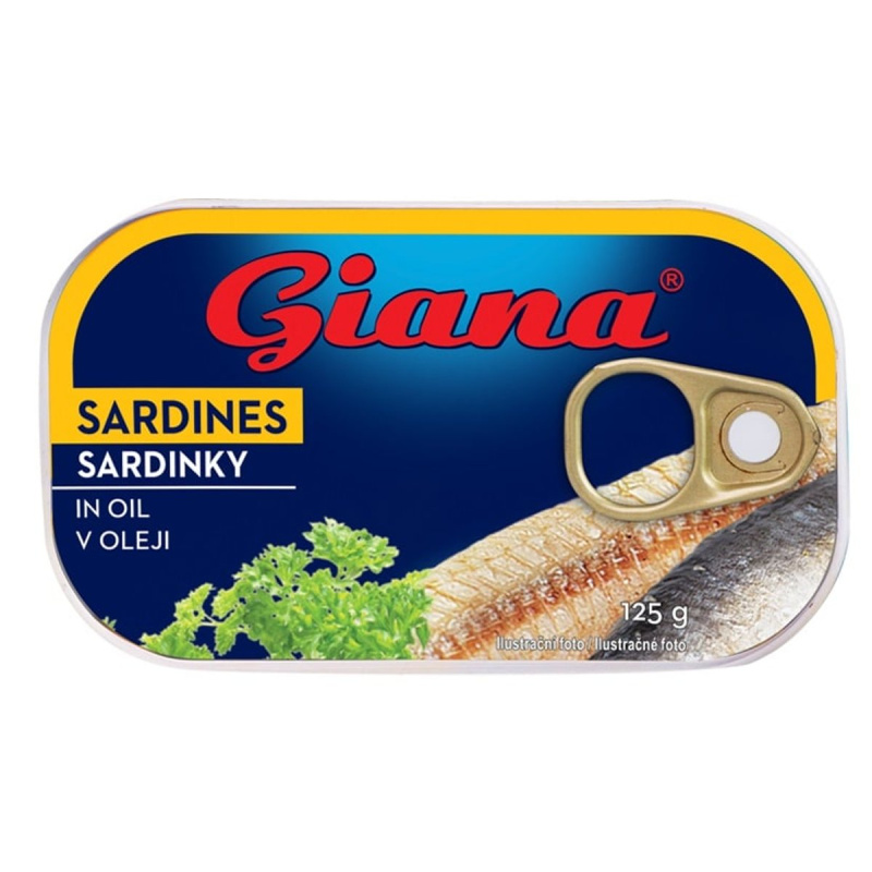 Giana Sardinky v oleji