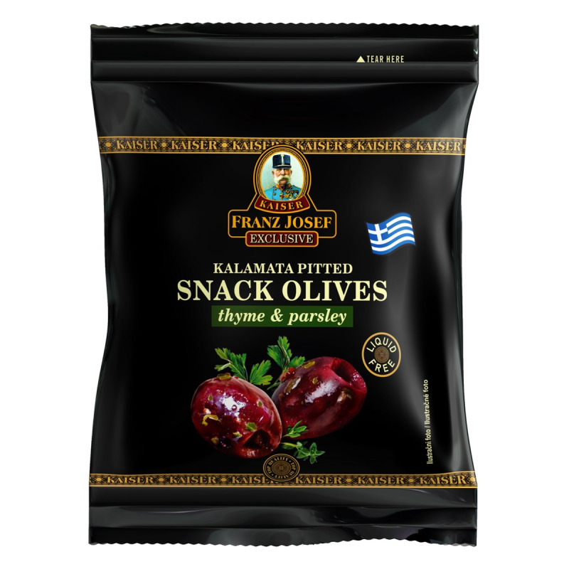 FRANZ JOSEF KAISER Olivy černé tymián petrželka 70 g
