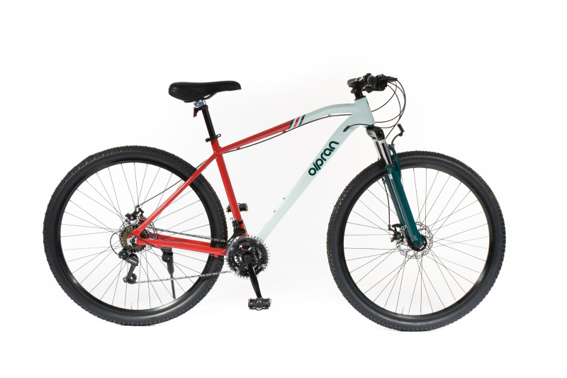Pánské horské kolo Olpran ASTACUS Man 29" 19" (170-180 cm) šedá/tmavě červená