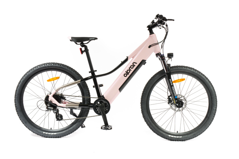 26" E-MTB Olpran Pluma růžová/černá/šedá