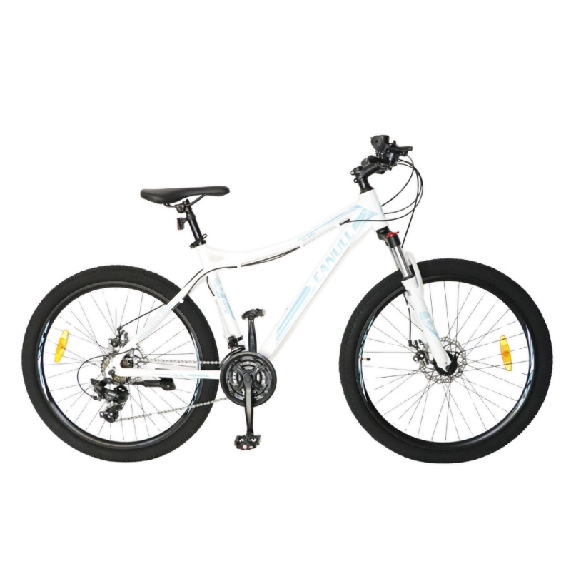 Juniorské kolo Canull XC 261 Lady 24" - model 2026 13" (138-155 cm) white/turquoise