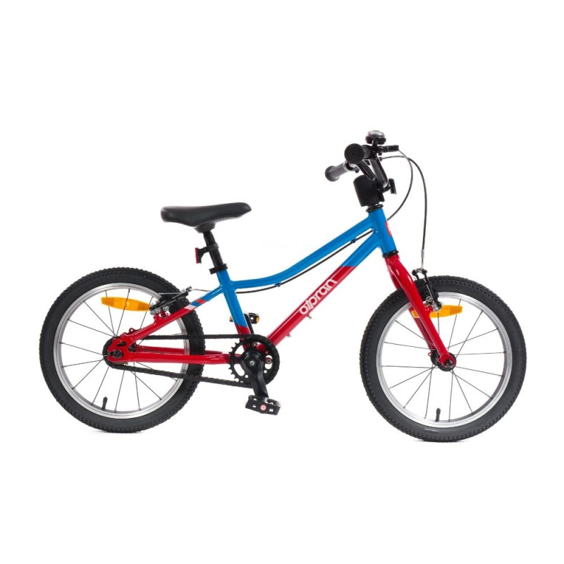 Ultra lehké dětské kolo Olpran Pluma 16" - model 2026 • 5,7 kg • 105-120 cm 9" (105-120 cm) červená/černá