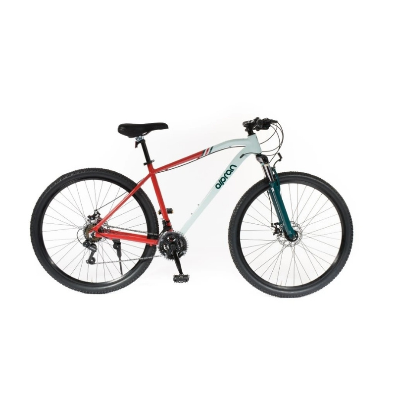 Pánské horské kolo Olpran ASTACUS Man 29" 17" (160-175 cm) šedá/tmavě červená