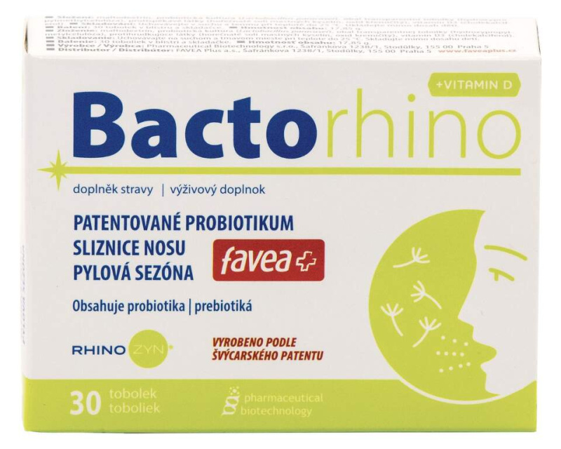 Favea Bactorhino+vit.D tob.30