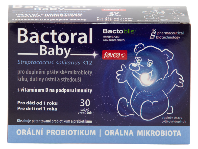 Favea Bactoral Baby s vitamínem D 30 sáčků