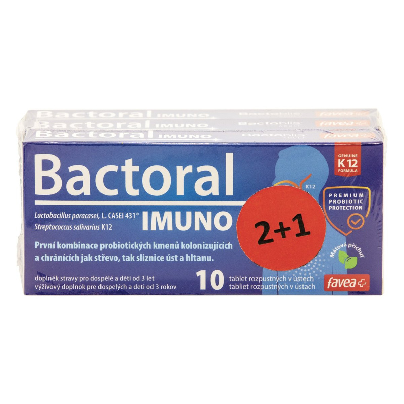 Bactoral IMUNO 10 tablet 2+1