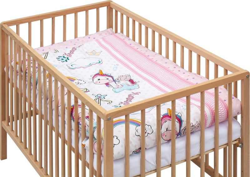 Scarlett Dětská postýlka s kompletní výbavou Oniko 120 x 60 cm