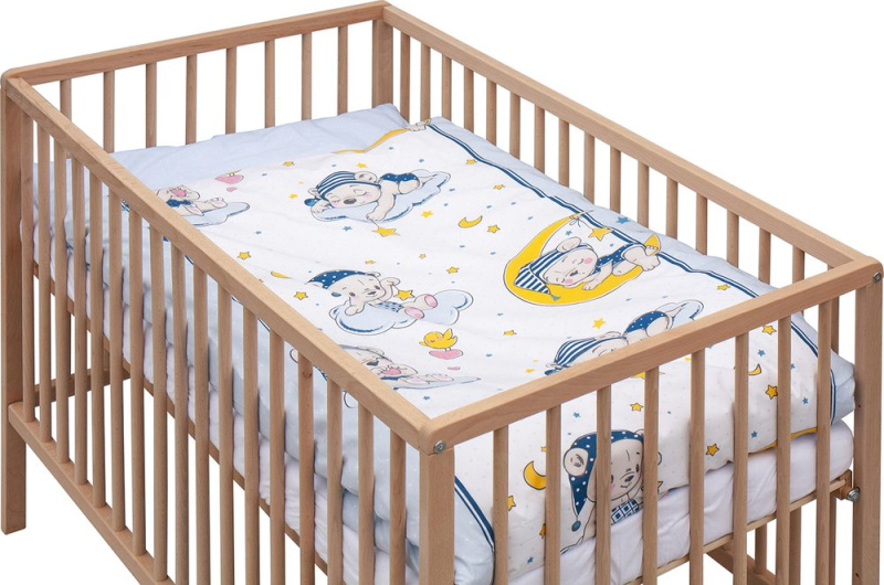 Scarlett Dětská postýlka s kompletní výbavou Lunito 120 x 60 cm