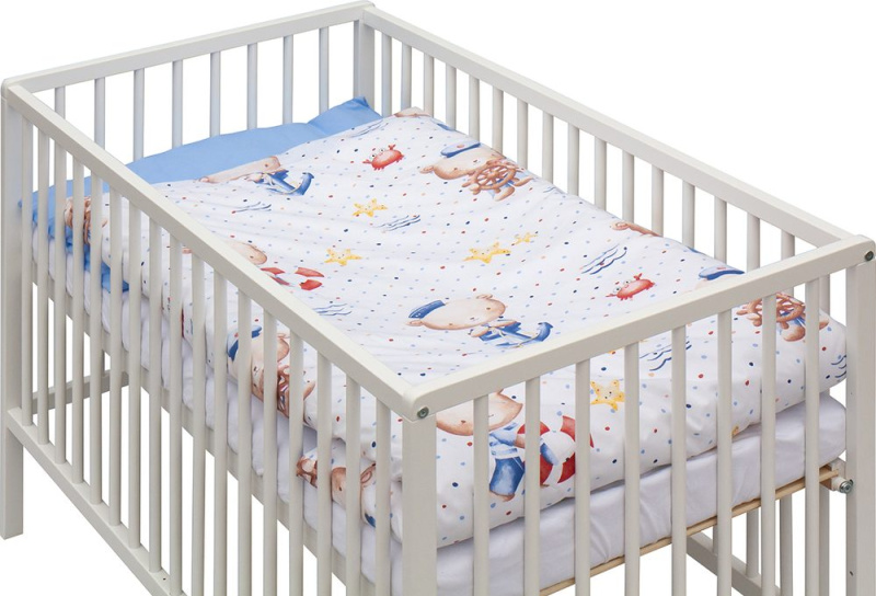 Scarlett Dětská postýlka s kompletní výbavou Doneto 120 x 60 cm