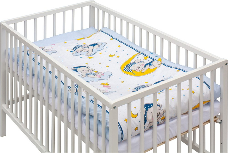 Scarlett Dětská postýlka s kompletní výbavou Lunito 120 x 60 cm