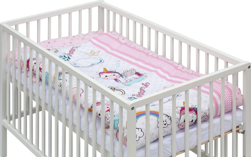 Scarlett Dětská postýlka s kompletní výbavou Oniko 120 x 60 cm