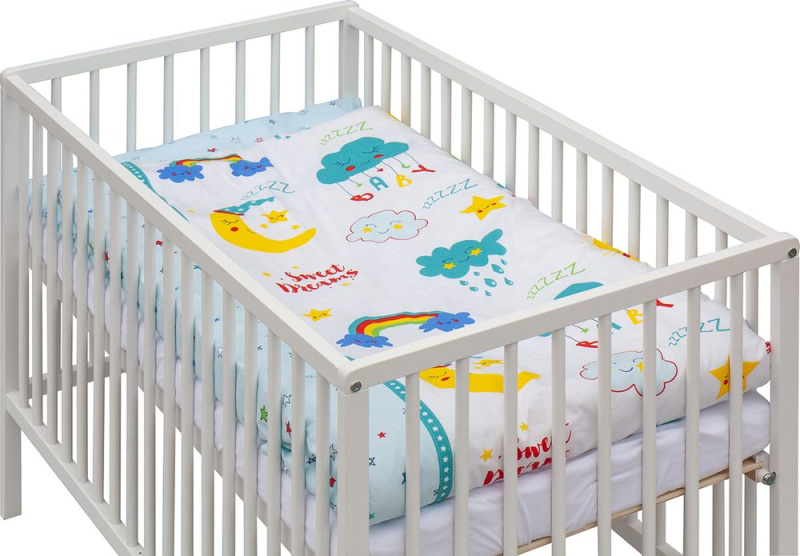 Scarlett Dětská postýlka s kompletní výbavou Papilo 120 x 60 cm