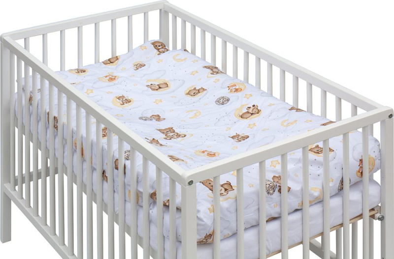 Scarlett Dětská postýlka s kompletní výbavou Lila 120 x 60 cm