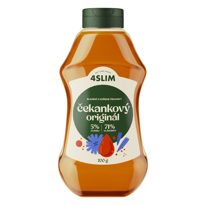 4Slim Čekankový sirup originál - 700 g