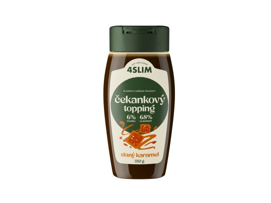 4Slim Čekankový topping 330 g - slaný karamel