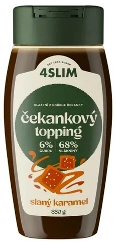 4Slim Čekankový topping 330 g - slaný karamel