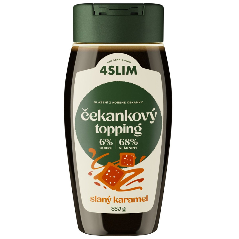4Slim Čekankový topping slaný karamel