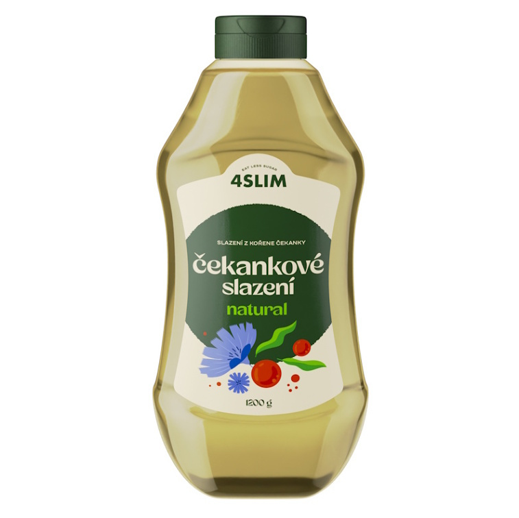 4Slim Sladidlo z čekanky natural - 1200 g