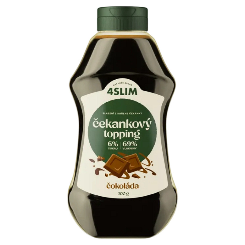 4Slim Čekankový topping 700 g - čokoláda