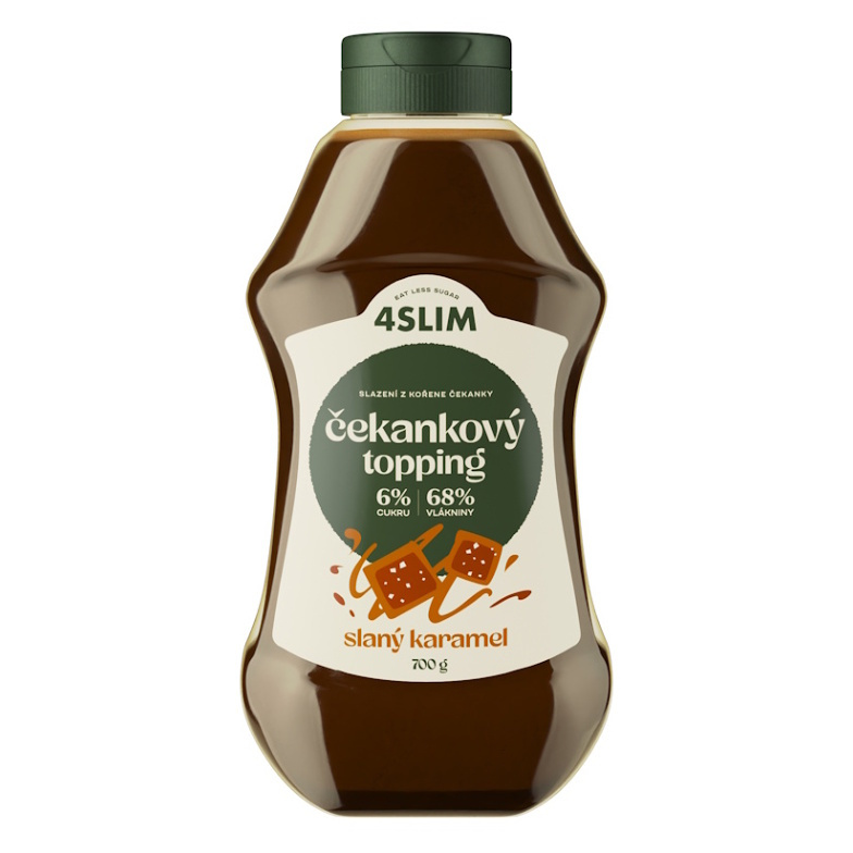 4Slim Čekankový topping 700 g - slaný karamel