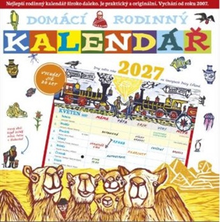 Domácí rodinný kalendář 2027 - Petra Cífková (ilustrátor), Pavla Staňková,Domácí rodinný kalendář 2027 - Petra Cífková (ilustrátor), Pavla Staňková
