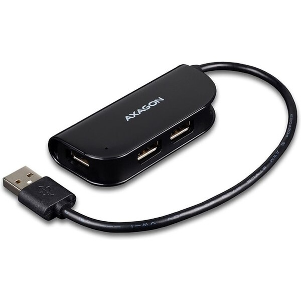 AXAGON HUEX4B 4x USB2.0 READY hub černý