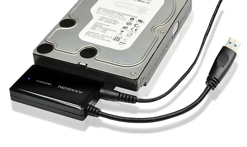 AXAGON ADSAFP3 USB 3.0 SATA 6G HDD FASTport3 adaptér vč. napáječe