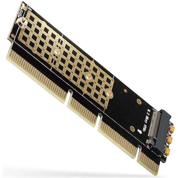 AXAGON PCEM21U PCIe x16/x8/x4 M.2 NVMe Mkey slot adaptér 1U