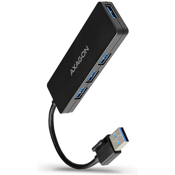 AXAGON HUEG1A 4x USB 3.2 Gen 1 SLIM hub kabel TypeA 14cm