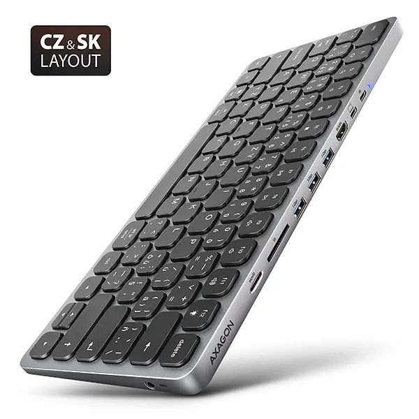 Axagon HMC-KB-CS Šedá
