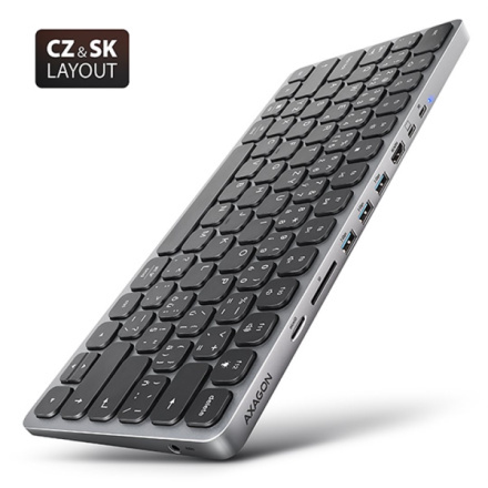 Axagon HMC-KB-CS Šedá