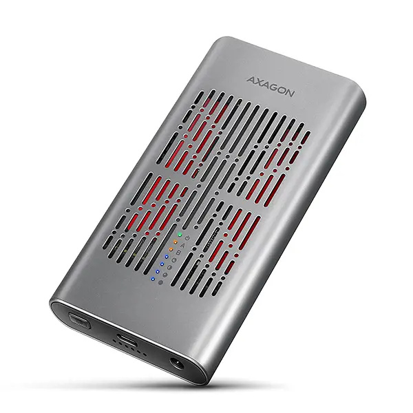 AXAGON EEM2-20GD USB-C externí SSD box s funkcí klonování