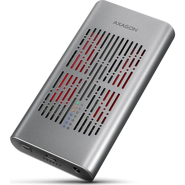 AXAGON EEM2-20GD USB-C externí SSD box s funkcí klonování