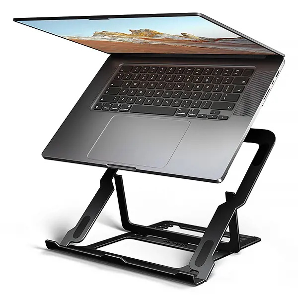 AXAGON STND-LAB hliníkový stojan pro notebooky 10"-17.3" černý