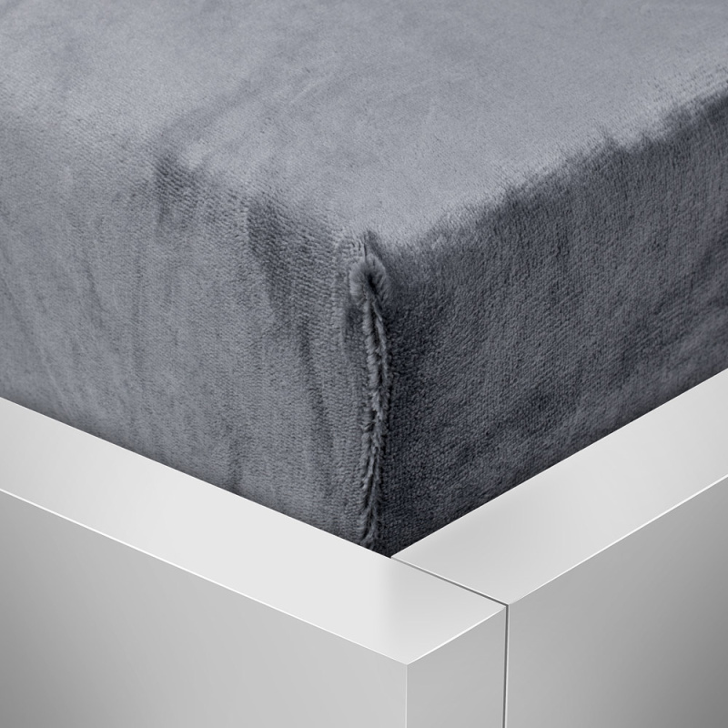 Jahu Prostěradlo micro tmavě šedá Varianta: Prostěradlo micro tmavě šedá 90x200x25 cm