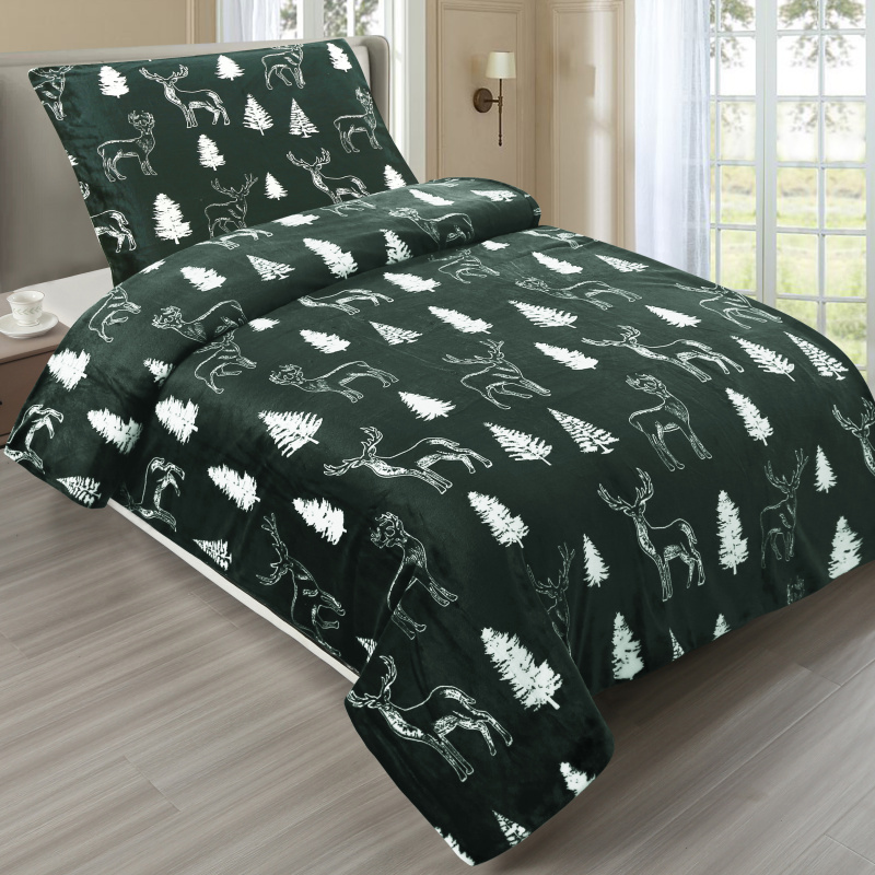 Ložní povlečení z mikroplyše RENÉ