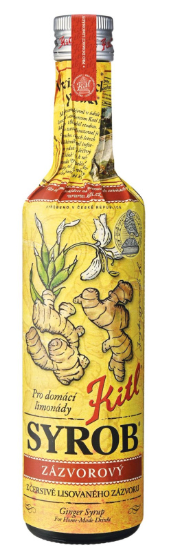Zázvorový sirup Kitl Syrob, 500 ml