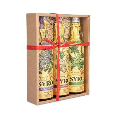KITL Syrob Bez, zázvor a máta 3 x 500 ml DÁRKOVÉ BALENÍ