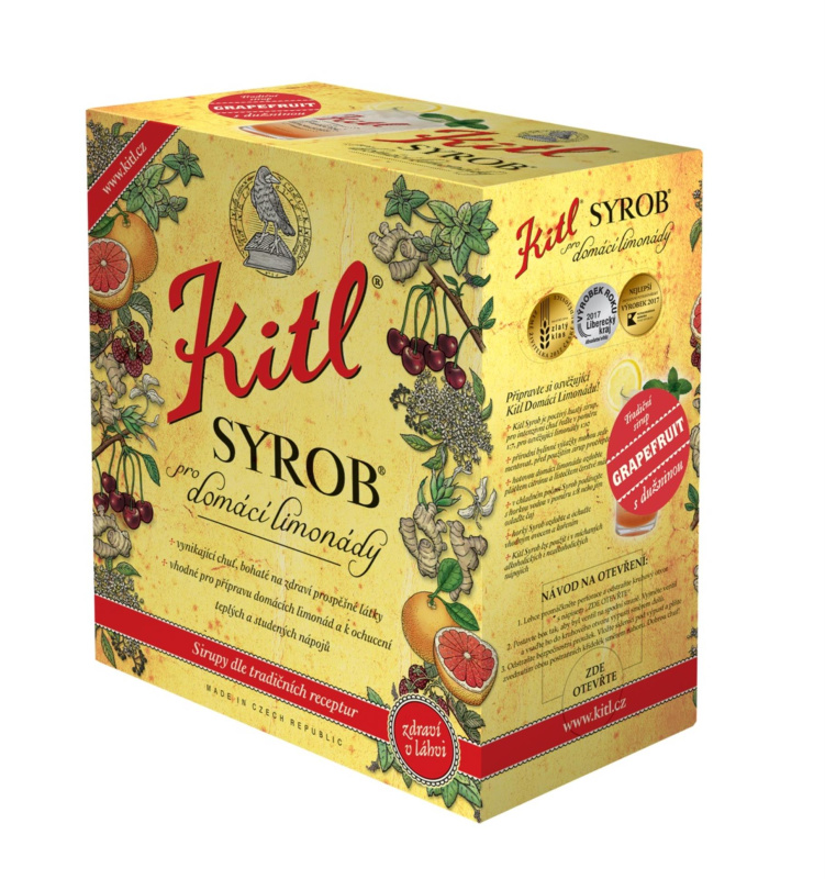 Kitl Kitl Syrob Grep s dužinou Bag in Box 5l
