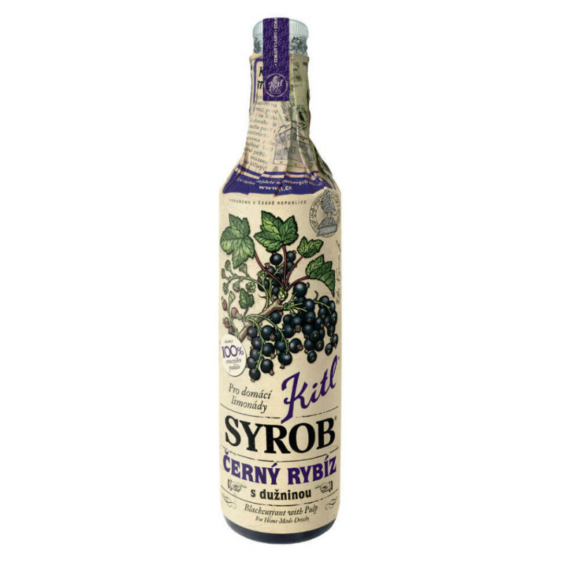 Kitl Kitl Syrob Černý rybíz 500ml