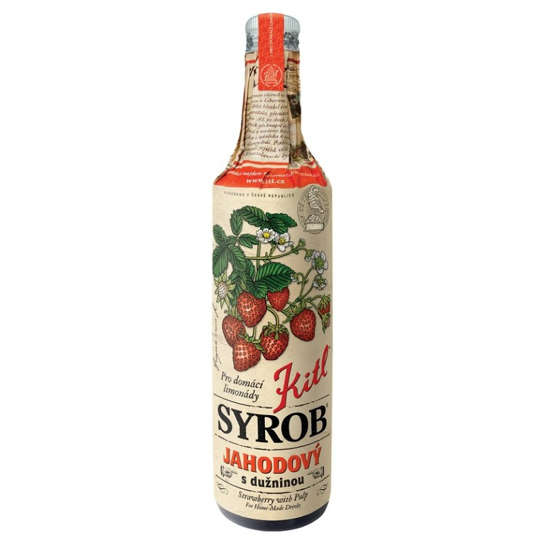 Kitl Syrob - jahodový sirup, 500 ml