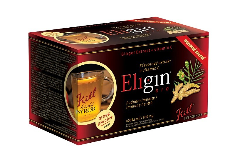 Kitl Eligin BIO rodinné balení 400 kapslí + hrneček navíc